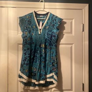 Poupette St Barth women’s Sasha Floral Ruffled Dress